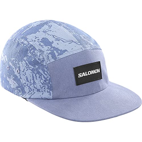 Salomon Unisex-Fünf-Panel-Mütze, Lässiger Stil, Vielseitigkeit, ganztägiger Komfort, Purple, Einheitsgröße von Salomon