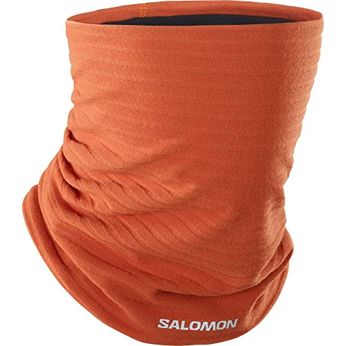 Salomon RS Warm Winter Training Unisex-Halsschlauch, Leichte Wärme, Passform und Stil und Besonders Atmungsaktiv, Orange, Einheitsgröße von Salomon
