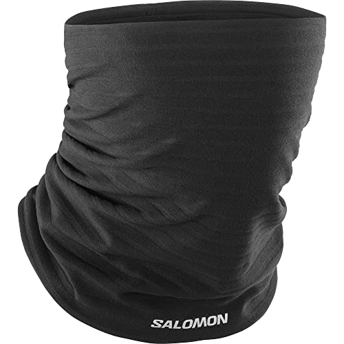 Salomon RS Warm Winter Training Unisex-Halsschlauch, Leichte Wärme, Passform und Stil und Besonders Atmungsaktiv, Schwarz, Einheitsgröße von Salomon