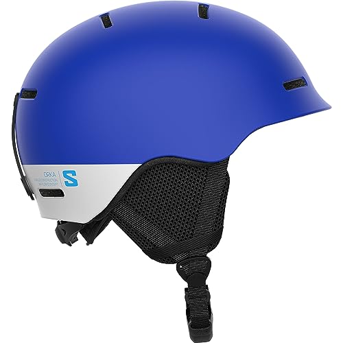 Salomon Orka Kinder Helm Ski Snowboarden, Einfach Anzupassende Passform, leicht, Blau, KL 5659 von Salomon