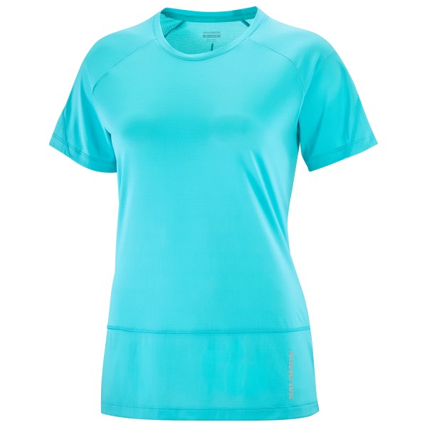 Salomon - Women's Cross Run S/S Tee - Laufshirt Gr L;M;S;XL;XS grau;rosa;türkis von Salomon