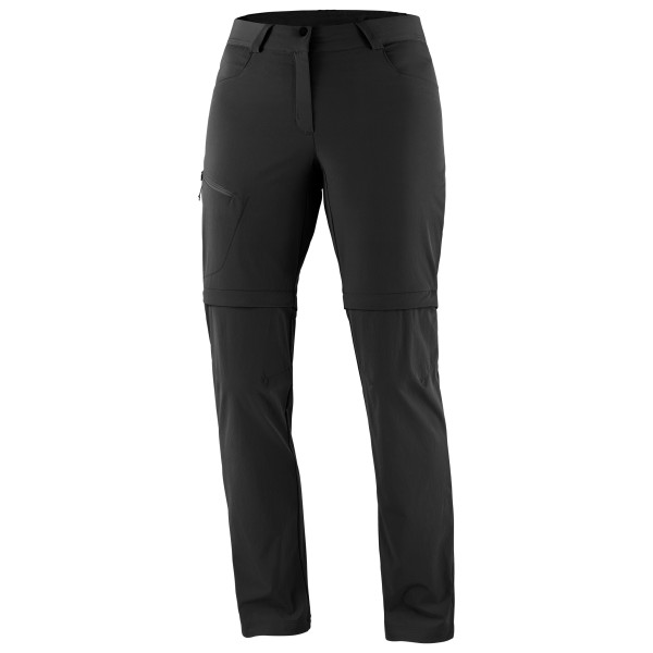 Salomon - Women's Wayfarer Zip Off Pants - Zip-Off-Hose Gr 34 schwarz von Salomon