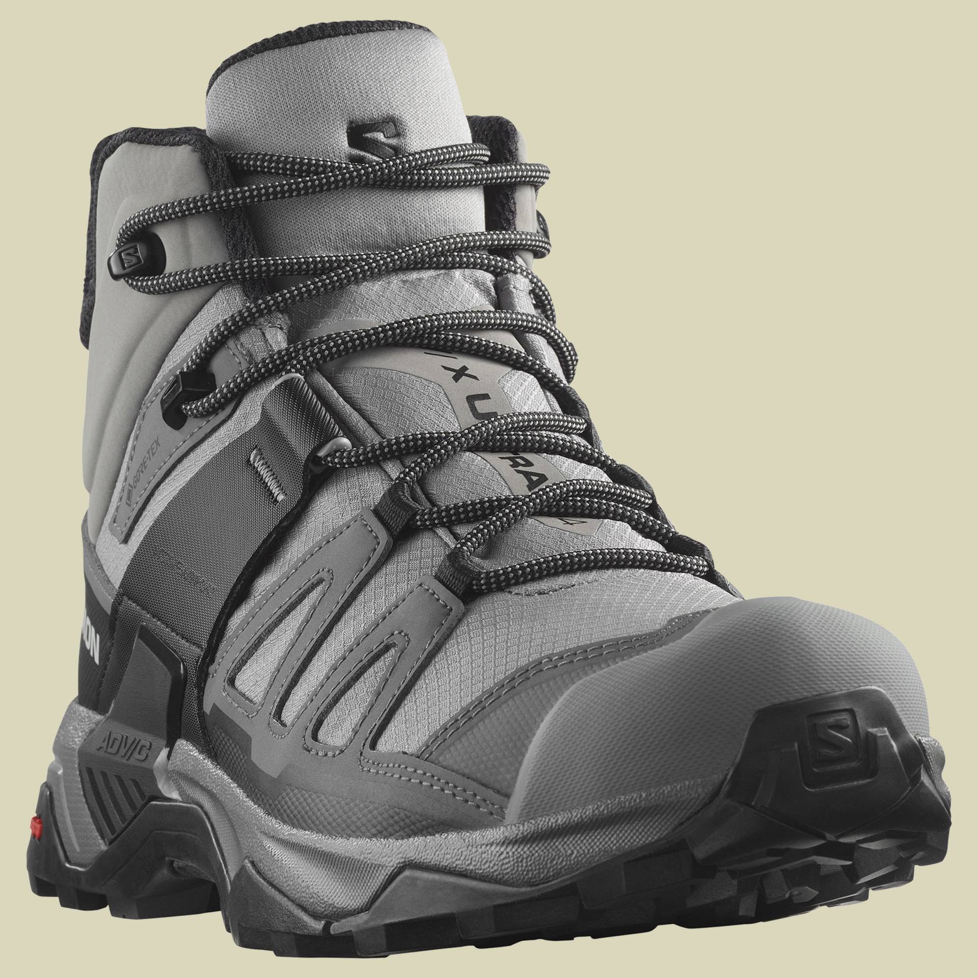 X Ultra 4 Mid GTX Men grau UK 8,5 - sharkskin/quiet shade/black von Salomon