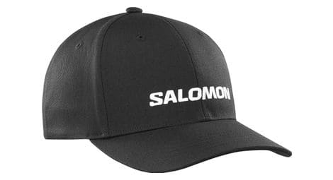 salomon logo cap schwarz unisex von Salomon