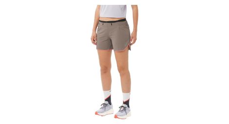salomon sense aero 5in shorts beige damen von Salomon