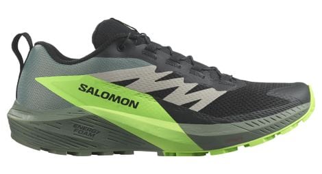 salomon sense ride 5 trailrunning schuhe schwarz grun von Salomon