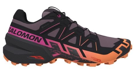 salomon speedcross 6 gtx trail running women s shoes pink orange black von Salomon