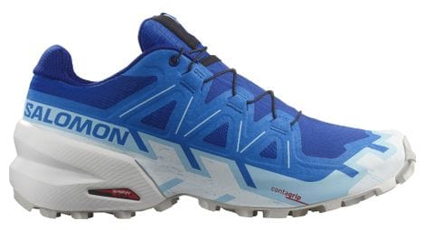 salomon speedcross 6 trailrunning schuhe blau weis von Salomon