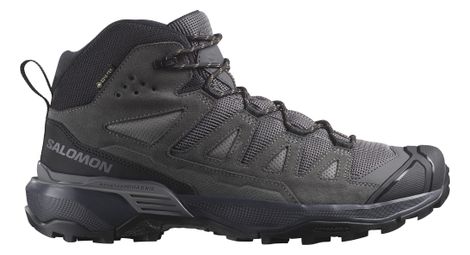 salomon x ultra 360 mid gore tex wanderschuhe grau schwarz von Salomon
