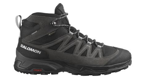 salomon x ward leather mid gtx grau schwarz herren von Salomon