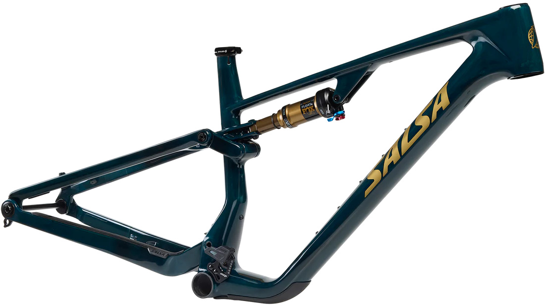 Salsa Spearfish 120 Carbon Deluxe Frameset Carbon Flake Diamant von Salsa