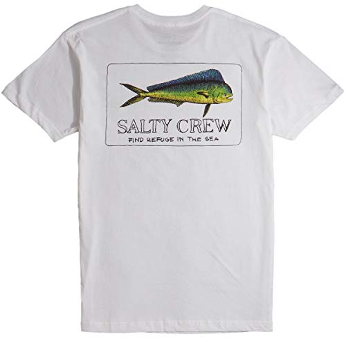 Salty Crew EL Dorado Prenium S/S Tee T-Shirt für Herren, Herren, Unterhemd, 20035150, weiß, L von Salty Crew
