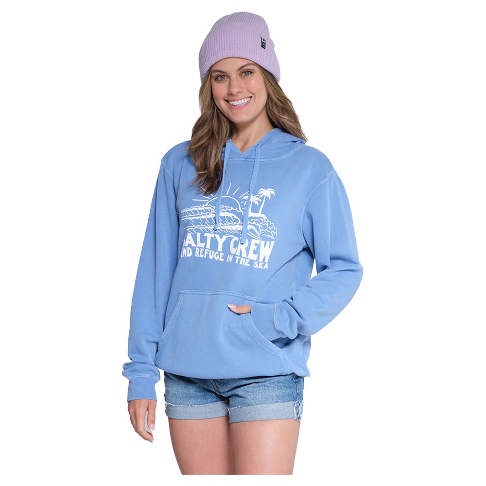 Salty Crew Shore Break Boyfriend Hoodie Blau XL Frau von Salty Crew