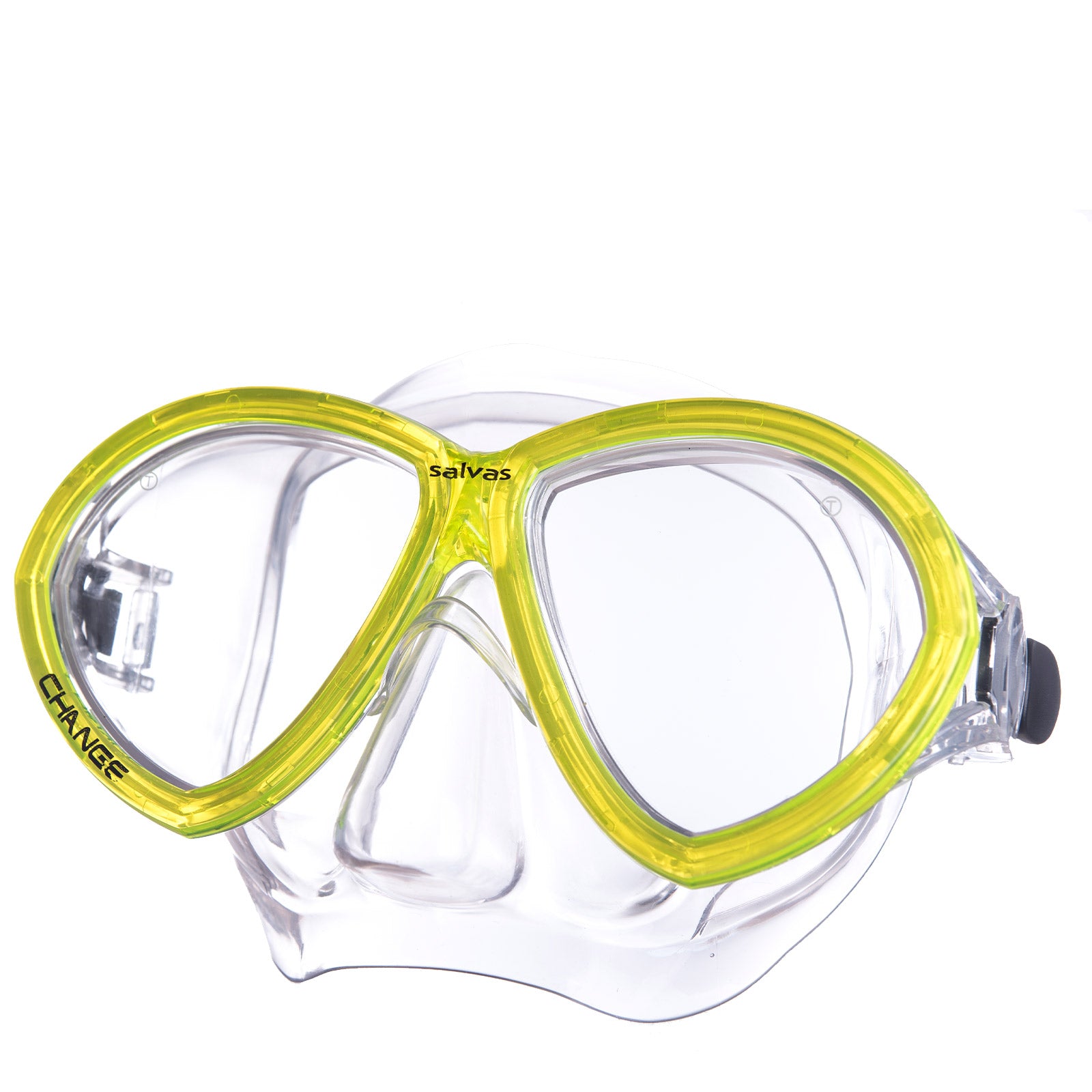 SALVAS Tauch Maske Change Sr Schnorchel Schwimm Brille Anti Beschlag Erwachsene-gelb von Salvas