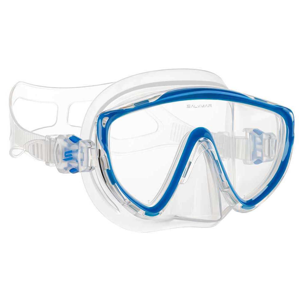 Salvimar Coral Diving Mask Durchsichtig,Blau von Salvimar