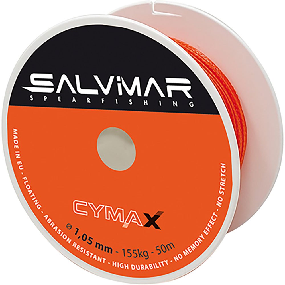 Salvimar Cymax 50 M Dyneema Rope Orange 1.25 mm von Salvimar