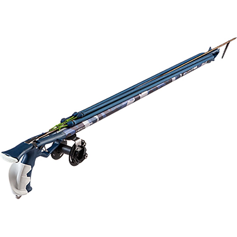 Salvimar Hero Storm Sling Spearfishing Gun With Reel Blau 95 cm von Salvimar