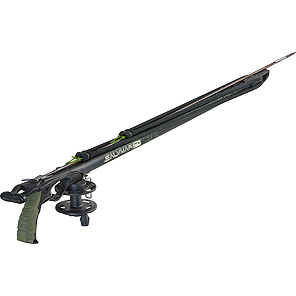 Salvimar Metal Sling Spearfishing Gun With Reel Schwarz 95 cm von Salvimar