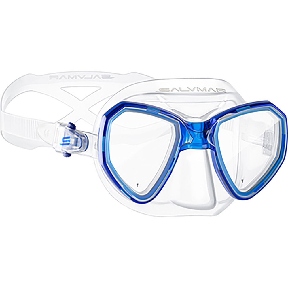 Salvimar Snorkeling Mask Morpheus Durchsichtig,Blau von Salvimar
