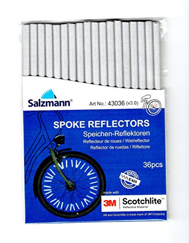 Salzmann 3M Speichenreflektoren - Hergestellt mit 3M Scotchlite - StVZO zugelassen von Salzmann