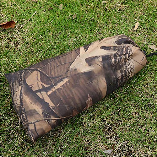 Samfox Zeltabdeckung, wasserdichte Outdoor tragbare Armee Camo Zelt Tarp Shelter Regenschutzmatte(2 x 2m) von Samfox