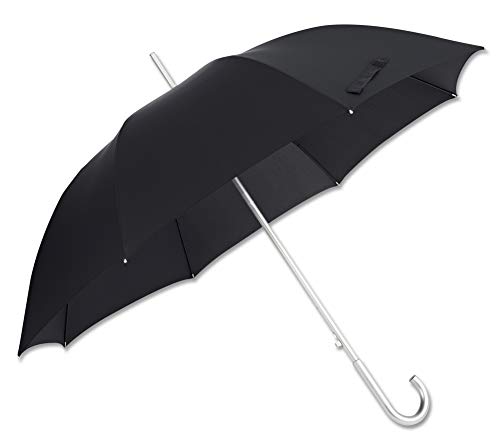 SAMSONITE Alu Drop S - Man Auto Open Regenschirm, 96 cm, Black von Samsonite