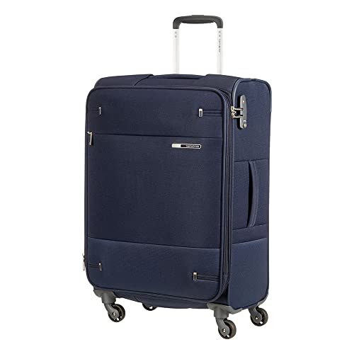 Samsonite Base Boost - Spinner S (Länge 40 cm) Handgepäck, 55 cm, 39 L, Blau (Navy Blue) von Samsonite