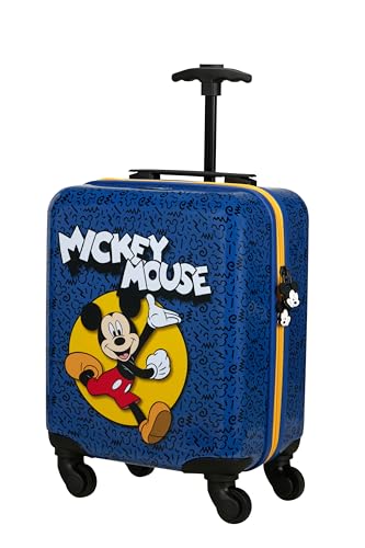Samsonite Daydream Disney - Mickey Mouse Kinderkoffer 45 x 33 x 20 cm, 24 L - Hartschalen Handgepäck Trolley, passend für die meisten Airlines inkl. EasyJet - mit 4 Rollen - Mickey Happy von Samsonite