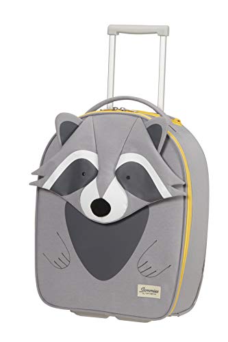 Samsonite Happy Sammies Eco - Upright XS Kindergepäck, 45 cm, 23 L, Grau (Raccoon Remy) von Samsonite