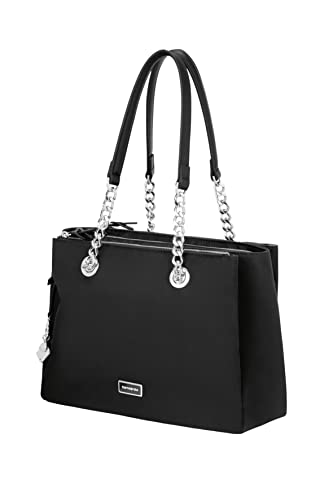 Samsonite Karissa 2.0 - Schultertasche, 34 cm, Schwarz (Eco Black) von Samsonite