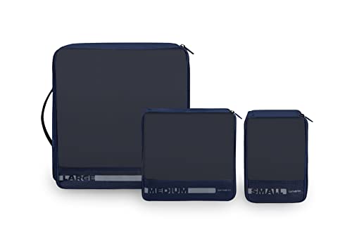 Samsonite Pack-Sized, Set aus 3 Gepäck-Organizern, 14/22/30 cm, Blau (Navy) von Samsonite