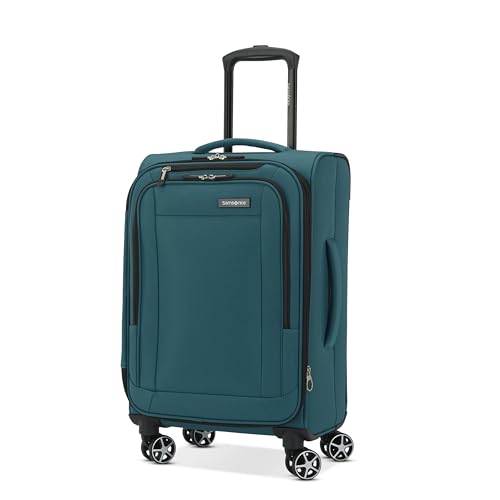 Samsonite Saire LTE Softside Erweiterbares Gepäck mit Spinnern, Pine Green, Carry On Spinner, Saire LTE Softside Erweiterbares Gepäck mit Drehrollen von Samsonite