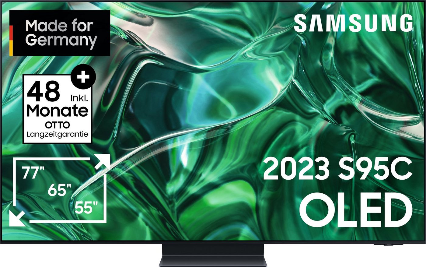 Samsung GQ55S95CAT OLED-Fernseher (138 cm/55 Zoll, Smart-TV, Neural Quantum Prozessor 4K,Infinity One Design,Gaming Hub) von Samsung