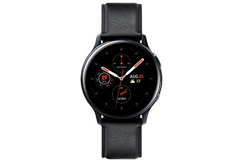 Samsung Galaxy Watch Active2, Fitnesstracker aus Edelstahl, großes Display, ausdauernder Akku, wassergeschützt, 44 mm, LTE, Schwarz von Samsung