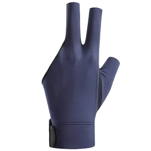 Samuliy Billardtisch-Handschuhe | Sporthandschuhe, elastisch, ultra-seidig, dünn, atmungsaktiv, rutschfest, 3 offene Finger, Billard-Spleiß-Prozess, Handschuhe für linke und rechte Hände von Samuliy