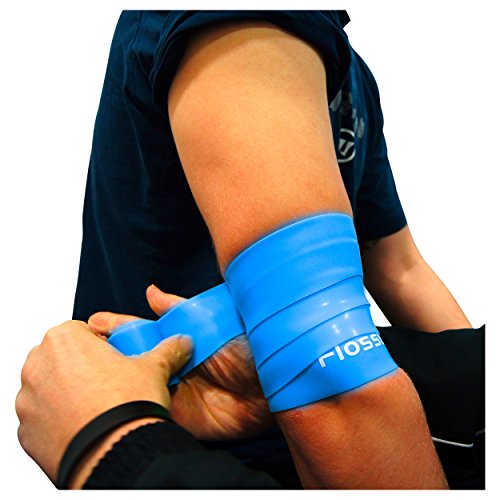 Flossband, einzeln, Standardbreite 5cm, in 4 verschiedene Stärken - Level 2 - blaubeere - mittel - 1,3 mm von Sanctband