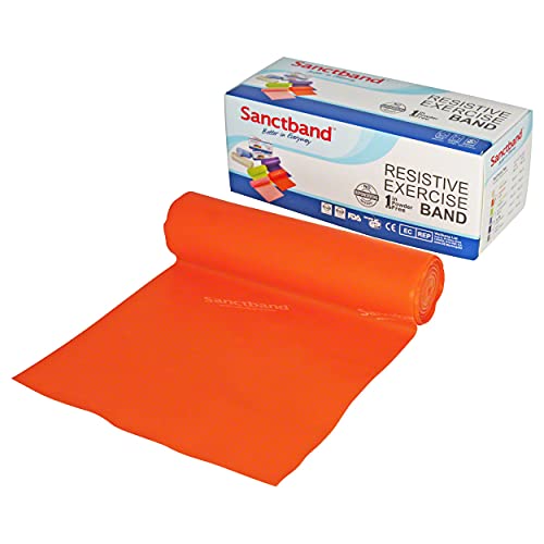Sanctband Trainingsband 5,5m Orange - leicht von Sanctband