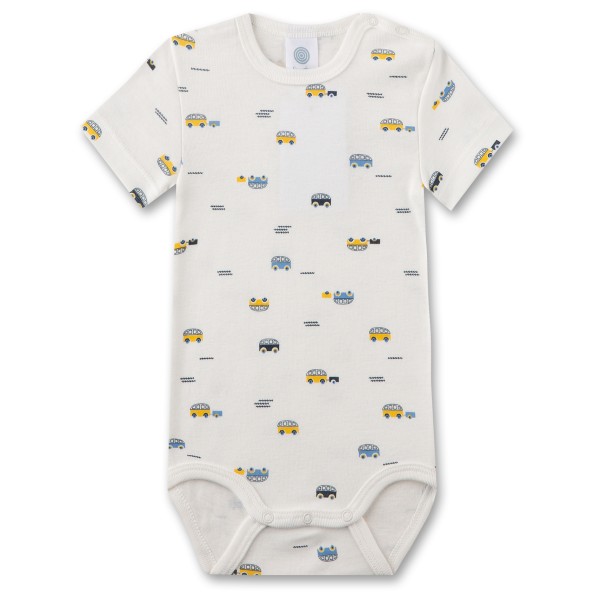 Sanetta - Baby Boys Modern Classic Body S/S - Alltagsunterwäsche Gr 86 weiß von Sanetta