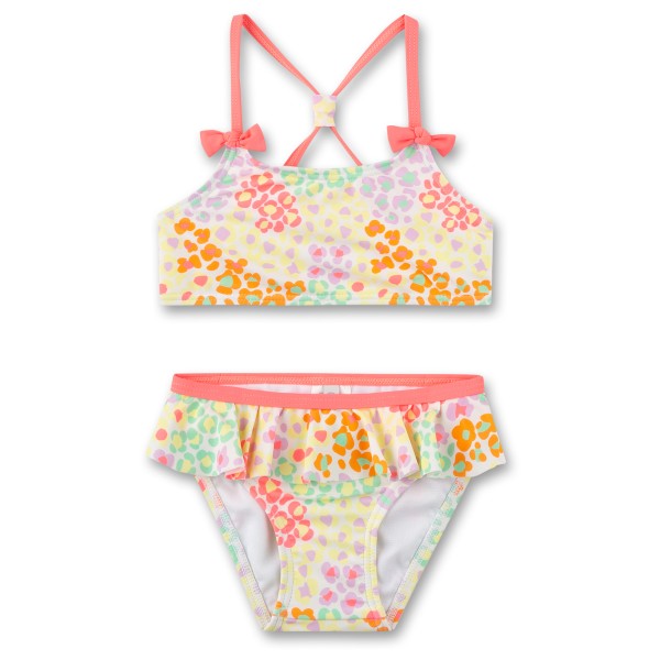 Sanetta - Beach Kids Girls Bikini Cross-Strap - Bikini Gr 104 bunt von Sanetta