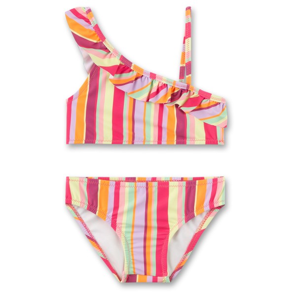 Sanetta - Beach Kids Girls Bikini Ruffle Strap - Bikini Gr 104 rosa von Sanetta