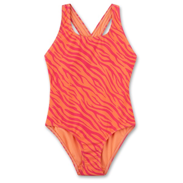 Sanetta - Beach Teens Girls Swimsuit Cross-Strap - Badeanzug Gr 128;152;164;176 rot von Sanetta
