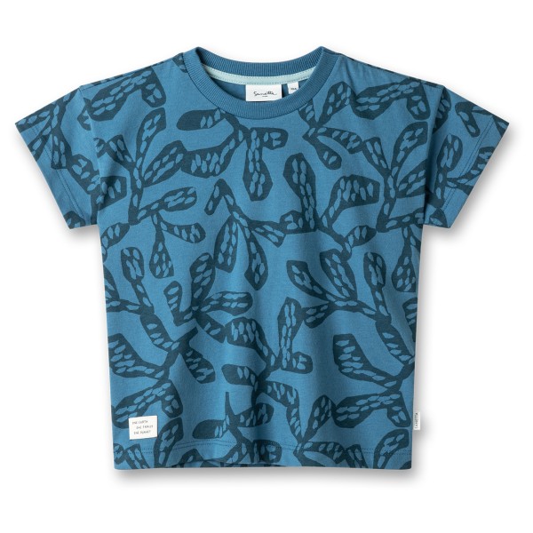 Sanetta - Boy's Pure LT 1 T-Shirt AOP - T-Shirt Gr 104;110;116;122;128;140;92;98 blau von Sanetta