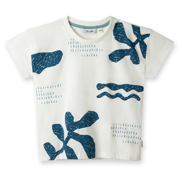 Sanetta - Boy's Pure LT 1 T-Shirt Print - T-Shirt Gr 110 weiß von Sanetta