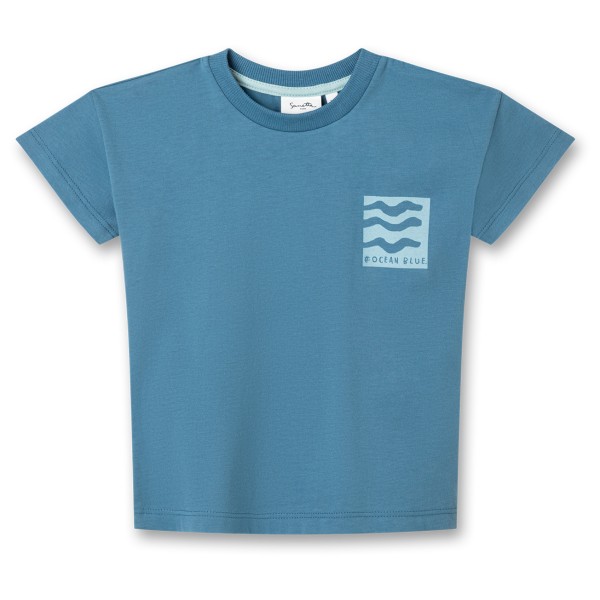Sanetta - Boy's Pure LT 1 T-Shirt - T-Shirt Gr 116 blau von Sanetta