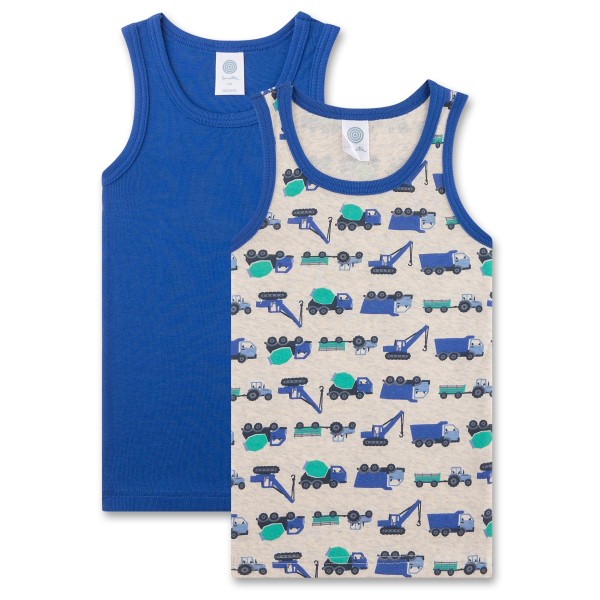 Sanetta - Kid's DP Shirt 336927+336928 - Alltagsunterwäsche Gr 104 blau von Sanetta