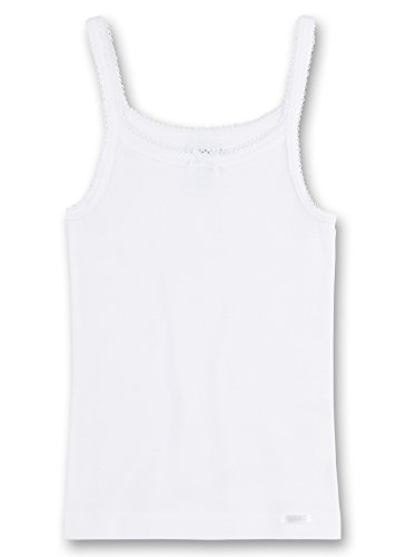 Sanetta Mädchen-Unterhemd | Hochwertiges und nachhaltiges Unterhemd für Mädchen aus Bio-Baumwolle. Unterwäsche für Mädchen 152 von Sanetta