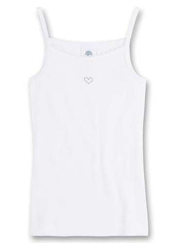 Sanetta Mädchen-Unterhemd | Hochwertiges und nachhaltiges Unterhemd für Mädchen aus Bio-Baumwolle. Unterwäsche für Mädchen 116 von Sanetta