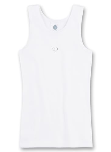Sanetta Mädchen-Unterhemd | Hochwertiges und nachhaltiges Unterhemd für Mädchen aus Bio-Baumwolle. Unterwäsche für Mädchen 152 von Sanetta