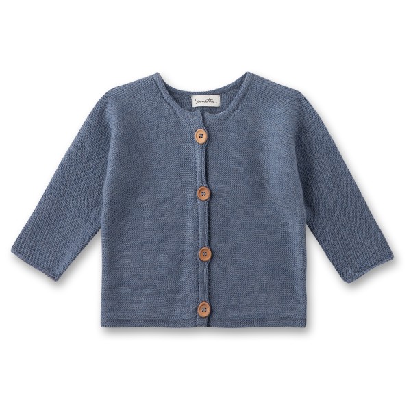 Sanetta - Newborn Unisex Cardigan - Cardigan Gr 56/62 blau von Sanetta