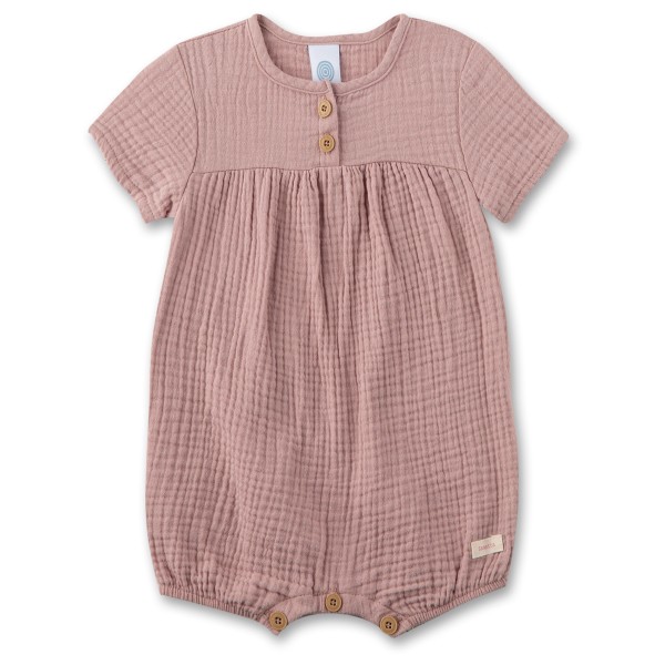 Sanetta - Newborn Unisex Overall Short Musseline - Overall Gr 56 rosa von Sanetta